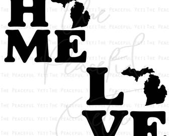 Free Free 247 Home Michigan Svg SVG PNG EPS DXF File