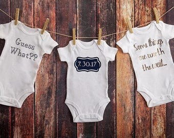 Pregnancy reveal, Pregnancy Announcement Onesie,Prego announcement, Pregnancy Reveal Onesie,pregnancy card,pregnancy shirt, preggers shirt