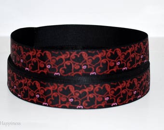 Hearts 7/8" Grosgrain Ribbon 882