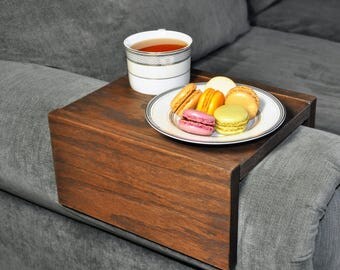 Sofa Armrest Table, Couch Armrest, Chair Caddy, Wood Tray, Wood Armrest, Sofa Sleeve, Couch Table, Sofa Arm Table, Tray, Sofa Tray, Armrest