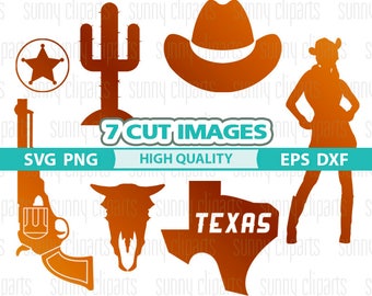 Cowboy Svg, Texas Svg File, Texas Clipart, Western Svg, Western Clipart, Cowboy Silhouette, Svg File For Cricut, Digital Cut Files, Png File