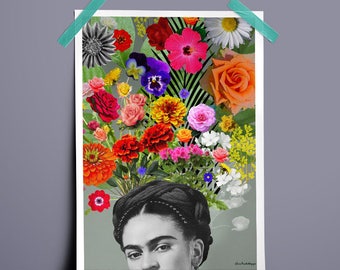Art Canvas Print Poster FRIDA KAHLO LOVERS Paintings Wall Decor Canvas Painting Wall Picture No Frame
