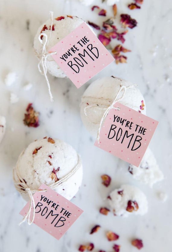 Bath Bomb favors spa party favors diva party ladies night
