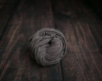 Caroline Newborn Wrap, Newborn Photo Prop, Stretch Knit Wrap, Gray Wrap, Newborn Photography Prop, Newborn Fabric Wrap, Baby Wrap