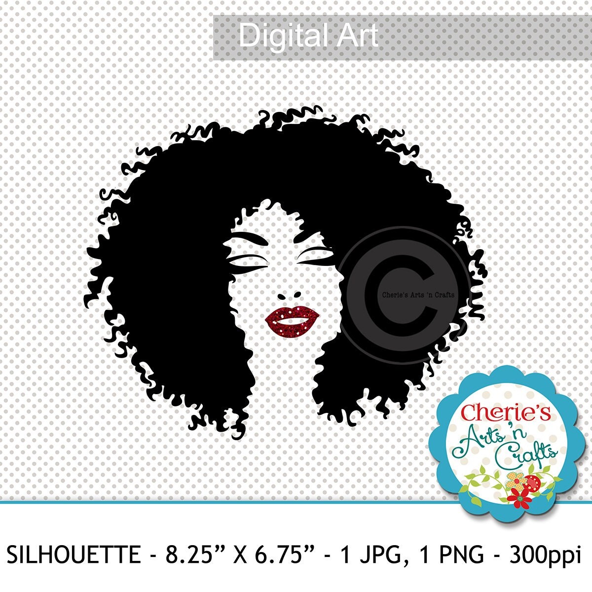 Afro Hairstyle Woman Silhouette  Woman Cameo  African 