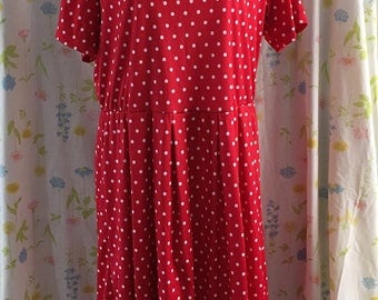 Anthony Richards red polka dot size 16