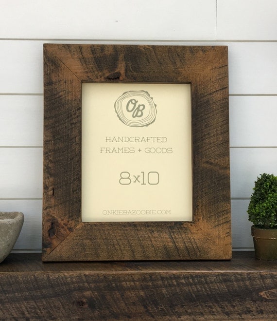 Modern Rustic Wood Picture Frame // Picture Frame // Wood