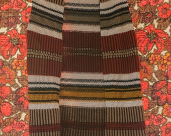 Vintage Vest - 70s Hippie Woven Tassles Fringe