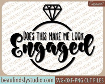 Future Wife SVG, New Fiance SVG Cutting File, Bridal Shower Gift Idea SVG File For Silhouette, Engagement Announcement svg File For Cricut