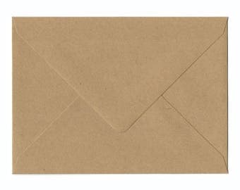 Natural Kraft Business card Envelopes 25/Pk