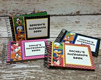 Personalized Disney Autograph Book