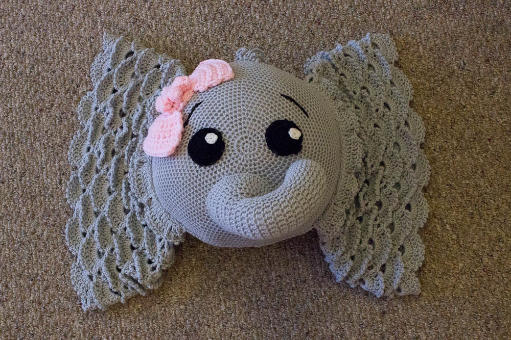 elephant head pillow