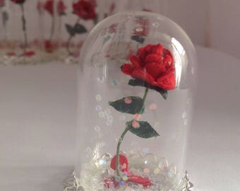 Enchanted Rose/Beauty and the Beast/Rose/Handmade Paper Rose/Enchanted Rose/Beauty & the Beast Inspired