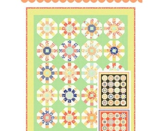 Ferris Wheel Jelly Roll Quilt Pattern by Joanna Figueroa of Fig Tree Quilts