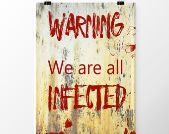zombie sign zombie print halloween printable zombie decor halloween decor halloween - Zombie Decorations zombie sign zombie print halloween printable zombie decor halloween decor halloween - Zombie Decorations