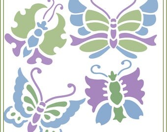 Butterfly SVG, Asian Butterflies svg, glass block design, vinyl cutting, greeting cards, iron on transfer, scrapbooks, vinyl mailbox svg