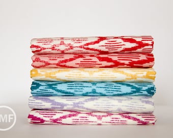 Fat Quarter Bundle Spellbound Ikat, 6 Pieces, Urban Chiks, 100% Cotton, Moda Fabrics, 31116