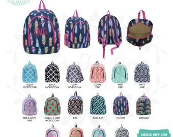 Monogram Backpack/ Diaper Bag/ Sports Bag/ Bookbag / Book bag / Back to school / School Monogram