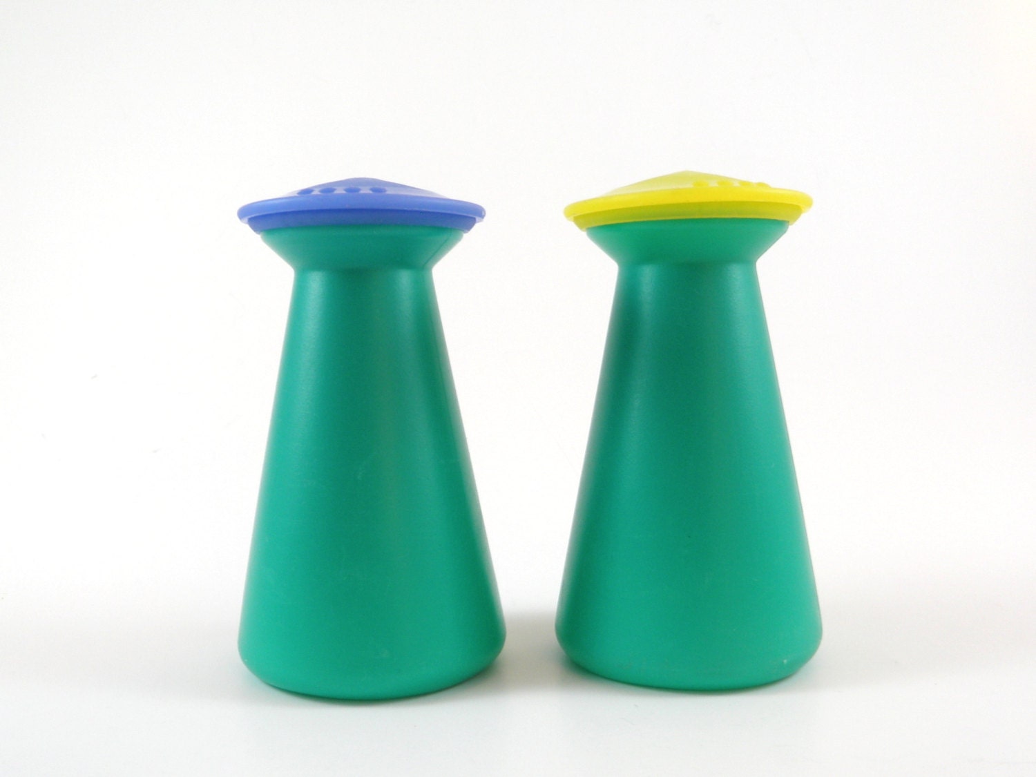 Vintage tupperware salt and pepper shakers