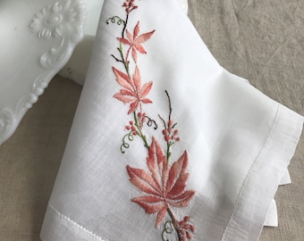 RESERVED Do Not Purchase Vintage Embroidered Hanky 1429