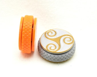 Mini Hand spinners: 3D printed, customizable, pocket sized fidgets