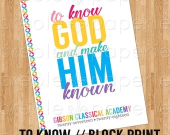 Custom Digital Cover for 2017-2018 Homeschool Planners