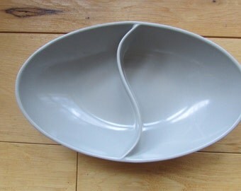 Spaulding Ware Chicago Grey Vintage Divided Bowl