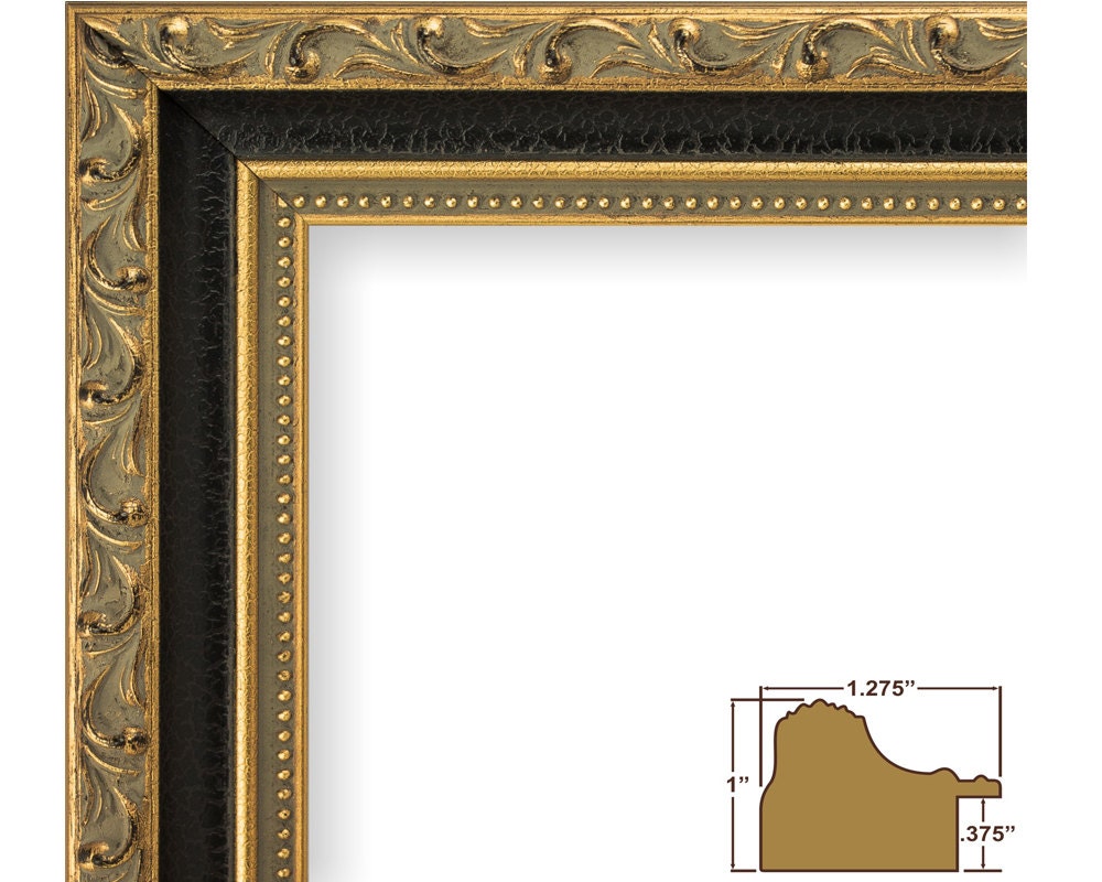Craig Frames 22x28 Inch Antique Gold and Black Picture Frame