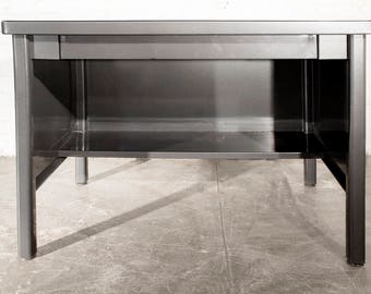 1940s Industrial Writing Desk by General Fireproofing Co., Refinished