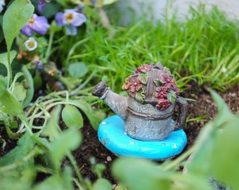 Watering Pot for Miniature Garden, Flower Fairy, Faerie, Miniatures, Watering can, water