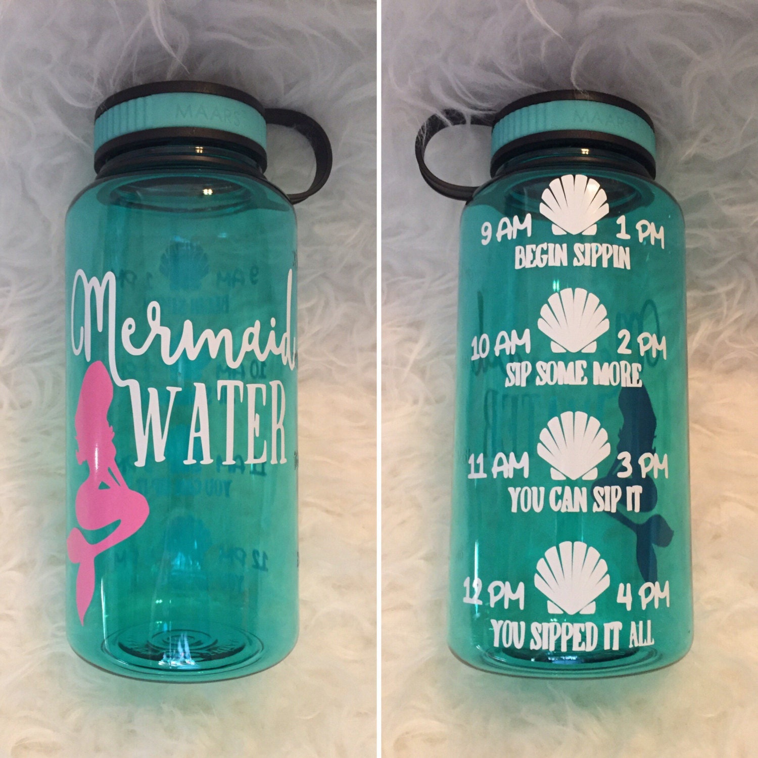 Mermaid Water Bottle Tracker
