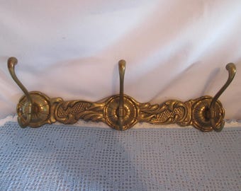Vintage Crochet wall brass / Vintage Wall Hook Brass