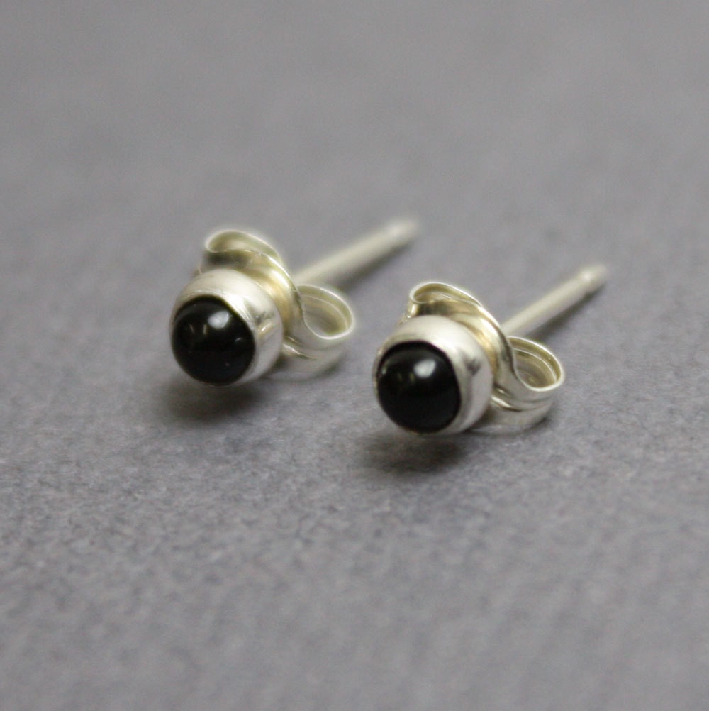 onyx earrings studs
