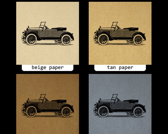 Digital Printable Antique Car Download Essex Roadster Image Graphic Vintage Clip Art Jpg Png Eps HQ 300dpi No.3430