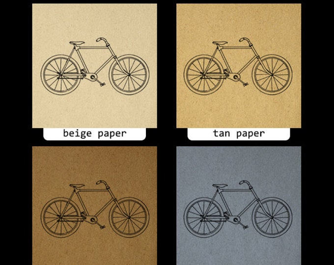 Vintage Bicycle Graphic Digital Download Bike Image Illustration Printable Antique Clip Art Jpg Png Eps HQ 300dpi No.3109