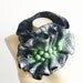 Winter Gray & green felted Scarf Wool Felted Scarf Neckpiece Collar. Art Scarf Woodland Holiday gift Gift for women