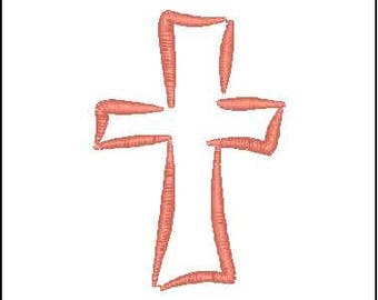 Cross machine embroidery design single cross embroidery design add on embroidery design cross add on embroidery design
