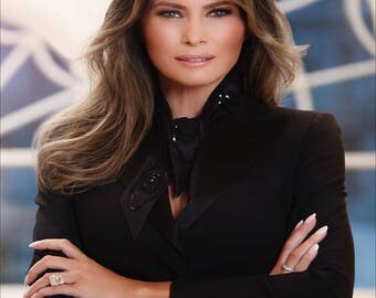 First Lady Melania Trump, Flotus, White House Portrait Photo