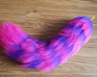 Cheshire cat tail for cosplay costume accessory petplay kittenplay tail