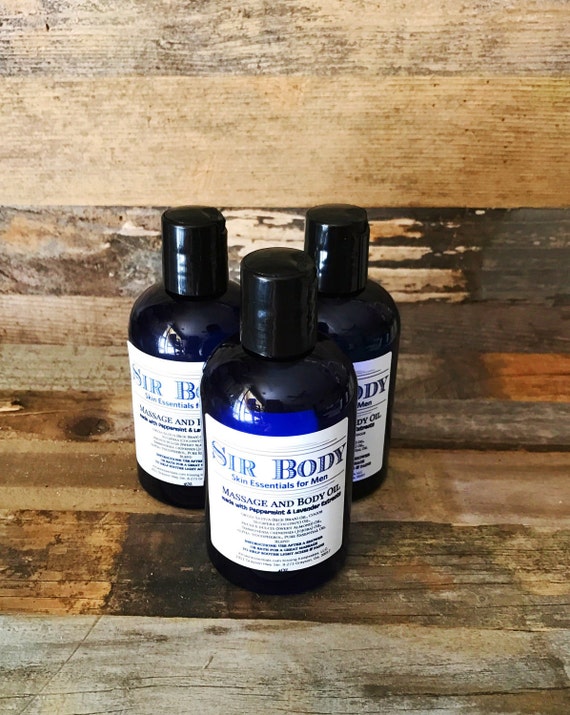 Men's Body & Massage OilTherapeutic Body Massage Oil with