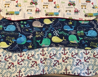 3 Homemade Baby Burp Cloths