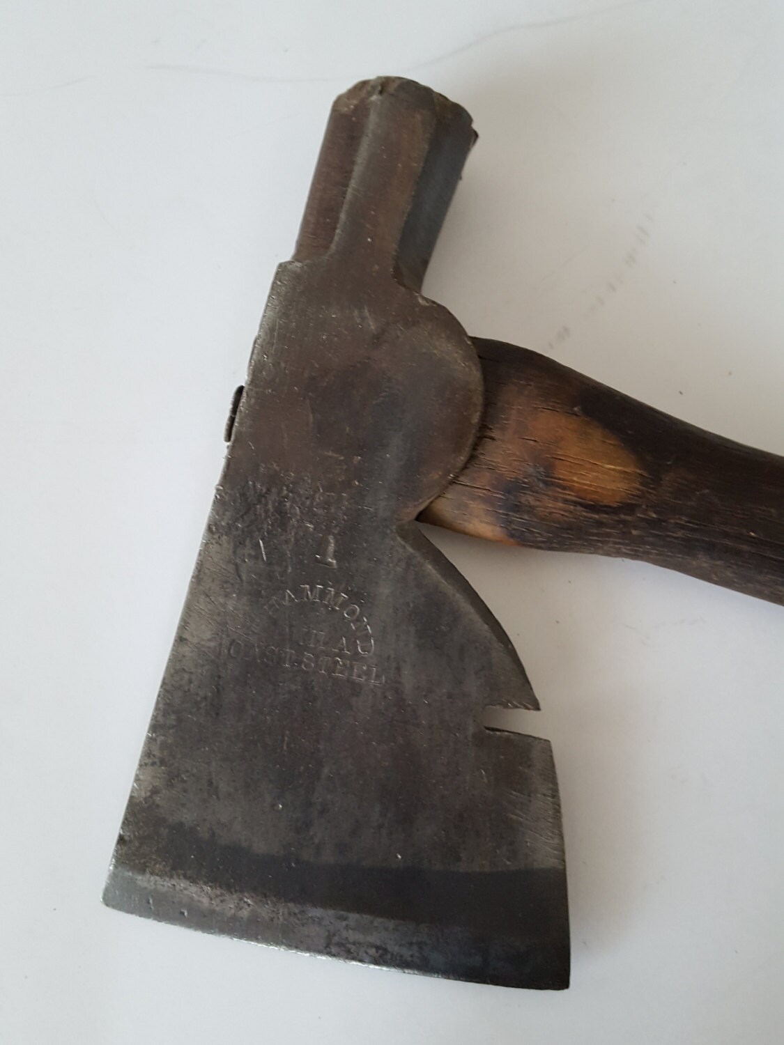 Antique C. Hammond 1 lb half hatchet lathing hatchet half