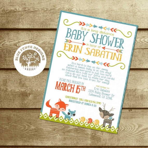 Long Distance Baby Shower Invitations 4