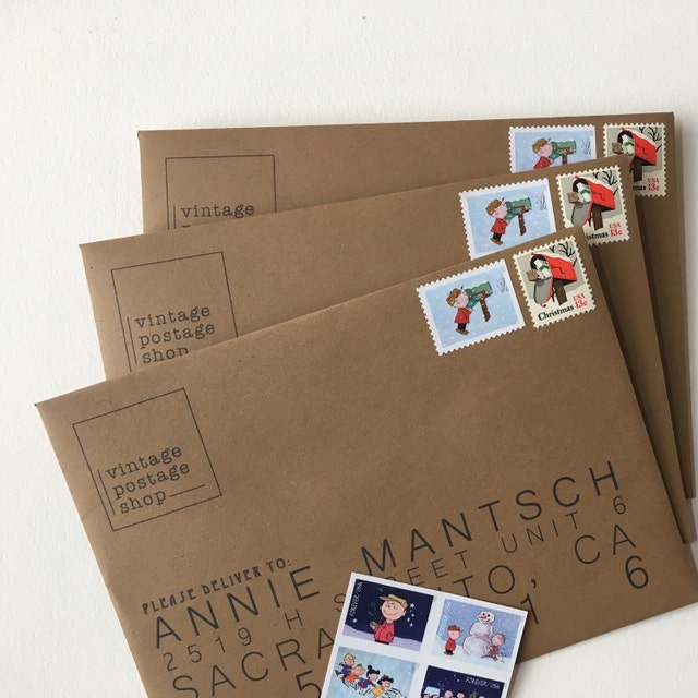 Curated Postage for Beautiful Mail by on Etsy