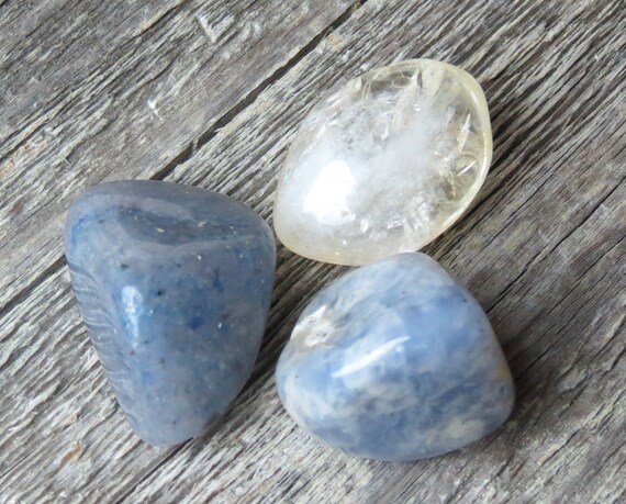 Blue Chalcedony, Citrine and Blue Quartz Healing Stones for Weight Loss, Energy, Obesity, Heart Health, Diabetes, Fatigue and Depression!
