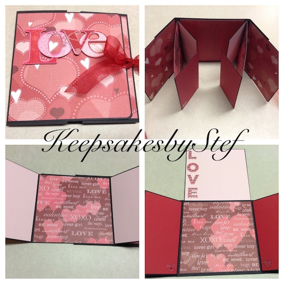 Love Photo Album Valentine's Photo Album Flip Fold