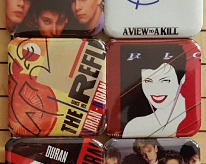 Button Pins, Duran Duran, Pin Backs, Backpack Pins, Photo Pins