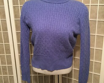 Vintage Cashmere Turtleneck Large
