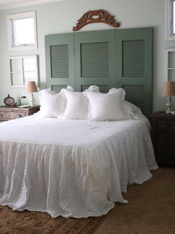 Linen Coverlet Linen Bedspread Linen Blanket Linen Throw.