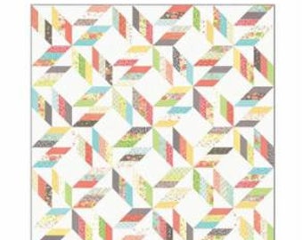 Backroads Quilt Pattern by Coriander Quilts featuring Lulu Lane Fabrics by Corey Yoder for Moda Fabrics. CQ114